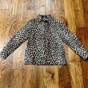 CBR Animal Print Long Sleeve Blouse size S